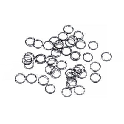 50-200Pcs/Lot 3-20 Mm Jump Rings Split Rings Connectors for Diy Jewelry Finding Making Accessories Wholesale Supplies